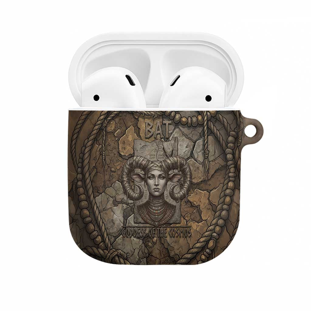Bat AirPods Case Goddess of the Cosmos Ancient Egyptian Cow Horns Stone