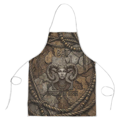 Bat Apron Goddess of the Cosmos Ancient Egyptian Cow Horns Stone