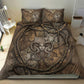 Bat Bedding Set Goddess of the Cosmos Ancient Egyptian Cow Horns Stone