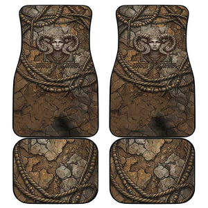 Bat Car Mats Goddess of the Cosmos Ancient Egyptian Cow Horns Stone