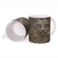 Bat Ceramic Mug Goddess of the Cosmos Ancient Egyptian Cow Horns Stone