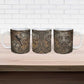 Bat Ceramic Mug Goddess of the Cosmos Ancient Egyptian Cow Horns Stone