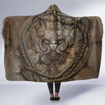 Bat Hooded Blanket Goddess of the Cosmos Ancient Egyptian Cow Horns Stone