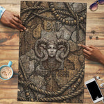 Bat Puzzle Goddess of the Cosmos Ancient Egyptian Cow Horns Stone