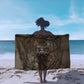 Bat Sarong Goddess of the Cosmos Ancient Egyptian Cow Horns Stone