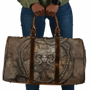 Bat Travel Bag Goddess of the Cosmos Ancient Egyptian Cow Horns Stone