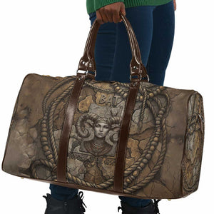 Bat Travel Bag Goddess of the Cosmos Ancient Egyptian Cow Horns Stone