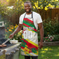Personalized Ghana Football Apron Soccer Player Kick - Floral Hibiscus