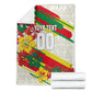Personalized Ghana Football Blanket Soccer Player Kick - Floral Hibiscus