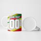 Personalized Ghana Football Ceramic Mug Soccer Player Kick - Floral Hibiscus
