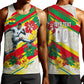 Personalized Ghana Football Men Tank Top Soccer Player Kick - Floral Hibiscus