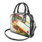 Personalized Ghana Football Shoulder Handbag Soccer Player Kick - Floral Hibiscus