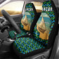 Tanzania Coastal Life Car Seat Cover - Swahili Dhow Boat and Tribal Pattern
