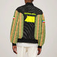 Equatorial Guinea Heritage Bomber Jacket - National Emblem and Tribal Zebra Print