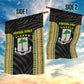 Equatorial Guinea Heritage Garden Flag - National Emblem and Tribal Zebra Print