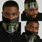 Equatorial Guinea Heritage Neck Gaiter - National Emblem and Tribal Zebra Print TS04
