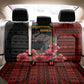 Equatorial Guinea Elephant Back Car Seat Cover - Hibiscus Flowers and Tribal Patterns