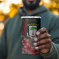 Equatorial Guinea Elephant 4 in 1 Can Cooler Tumbler - Hibiscus Flowers and Tribal Patterns