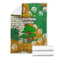 Equatorial Guinea Baobab Tree Blanket - Tribal Patterns and Heritage Quote