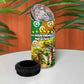 Equatorial Guinea Baobab Tree 4 in 1 Can Cooler Tumbler - Tribal Patterns and Heritage Quote