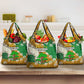 Equatorial Guinea Baobab Tree Grocery Bag - Tribal Patterns and Heritage Quote