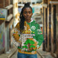 Equatorial Guinea Baobab Tree Hoodie - Tribal Patterns and Heritage Quote