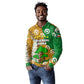 Equatorial Guinea Baobab Tree Long Sleeve Polo Shirt - Tribal Patterns and Heritage Quote