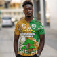 Equatorial Guinea Baobab Tree Polo Shirt - Tribal Patterns and Heritage Quote