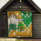 Equatorial Guinea Baobab Tree Quilt - Tribal Patterns and Heritage Quote