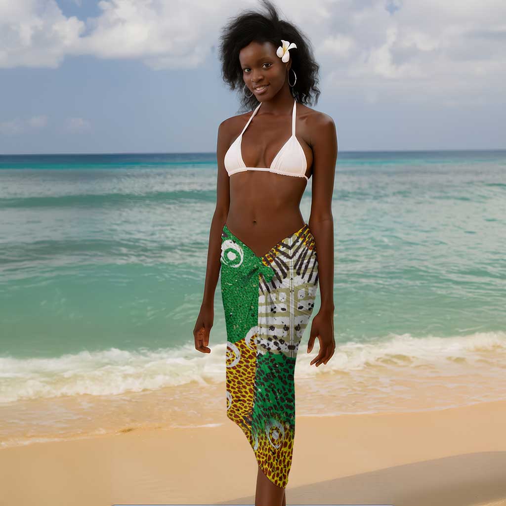 Equatorial Guinea Baobab Tree Sarong - Tribal Patterns and Heritage Quote