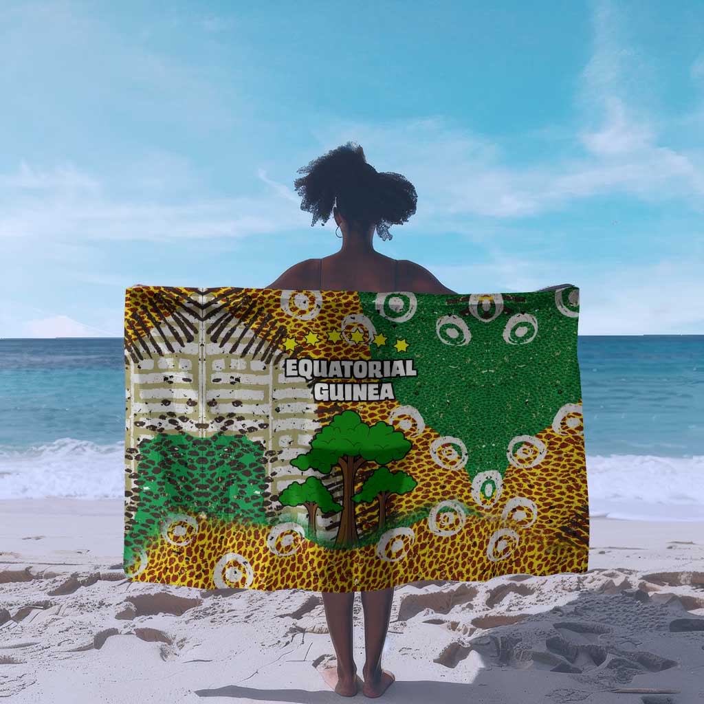 Equatorial Guinea Baobab Tree Sarong - Tribal Patterns and Heritage Quote