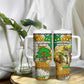 Equatorial Guinea Baobab Tree Tumbler With Handle - Tribal Patterns and Heritage Quote