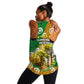 Equatorial Guinea Baobab Tree Women Racerback Tank - Tribal Patterns and Heritage Quote