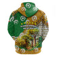 Equatorial Guinea Baobab Tree Zip Hoodie - Tribal Patterns and Heritage Quote
