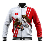 Personalized Tunisia Soccer Baseball Jacket Tunisia Flag Eagle Football Mascot