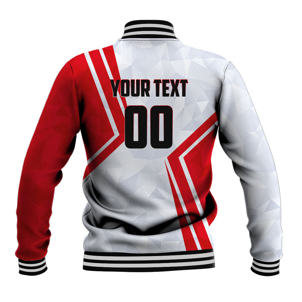 Personalized Tunisia Soccer Baseball Jacket Tunisia Flag Eagle Football Mascot