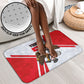 Personalized Tunisia Soccer Bathroom Set Tunisia Flag Eagle Football Mascot
