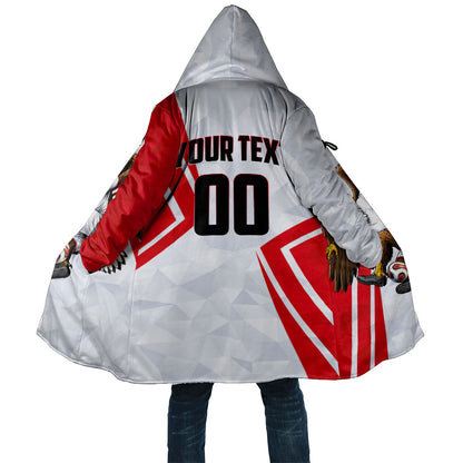 Personalized Tunisia Soccer Cloak Tunisia Flag Eagle Football Mascot