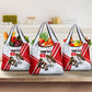 Personalized Tunisia Soccer Grocery Bag Tunisia Flag Eagle Football Mascot