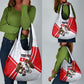 Personalized Tunisia Soccer Grocery Bag Tunisia Flag Eagle Football Mascot