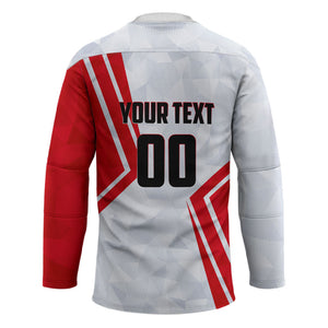 Personalized Tunisia Soccer Hockey Jersey Tunisia Flag Eagle Football Mascot