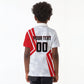 Personalized Tunisia Soccer Kid Polo Shirt Tunisia Flag Eagle Football Mascot