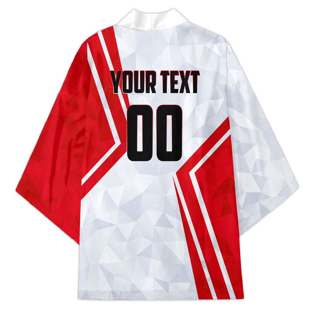 Personalized Tunisia Soccer Kimono Tunisia Flag Eagle Football Mascot