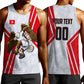 Personalized Tunisia Soccer Men Tank Top Tunisia Flag Eagle Football Mascot