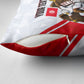 Personalized Tunisia Soccer Pillow Cover Tunisia Flag Eagle Football Mascot
