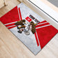 Personalized Tunisia Soccer Rubber Doormat Tunisia Flag Eagle Football Mascot