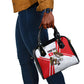 Personalized Tunisia Soccer Shoulder Handbag Tunisia Flag Eagle Football Mascot