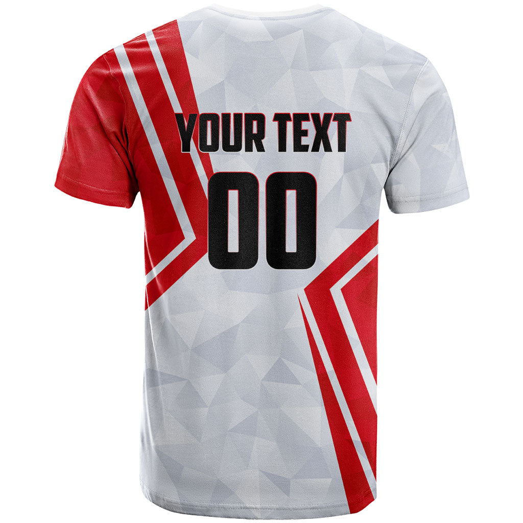 Personalized Tunisia Soccer T shirt Tunisia Flag Eagle Football Mascot