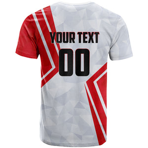 Personalized Tunisia Soccer T shirt Tunisia Flag Eagle Football Mascot
