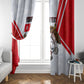 Personalized Tunisia Soccer Window Curtain Tunisia Flag Eagle Football Mascot